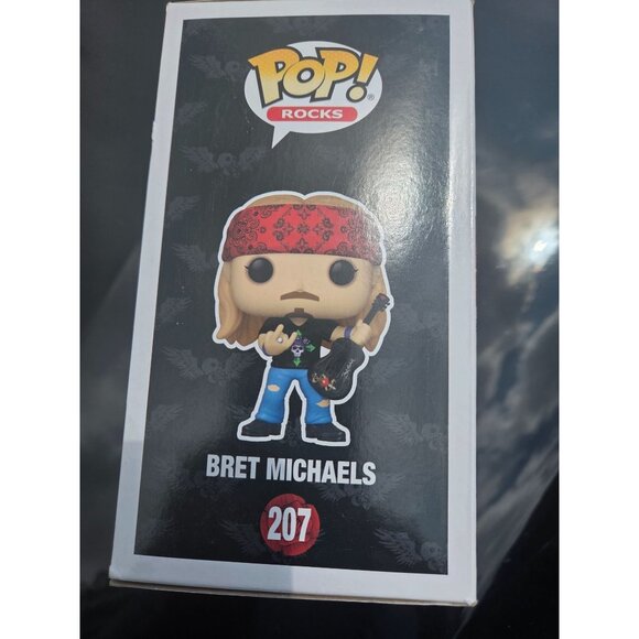 Funko Pop! Rocks Bret Michaels #207 Vinyl Figure Collectible*NIB*NEW - Picture 2 of 6